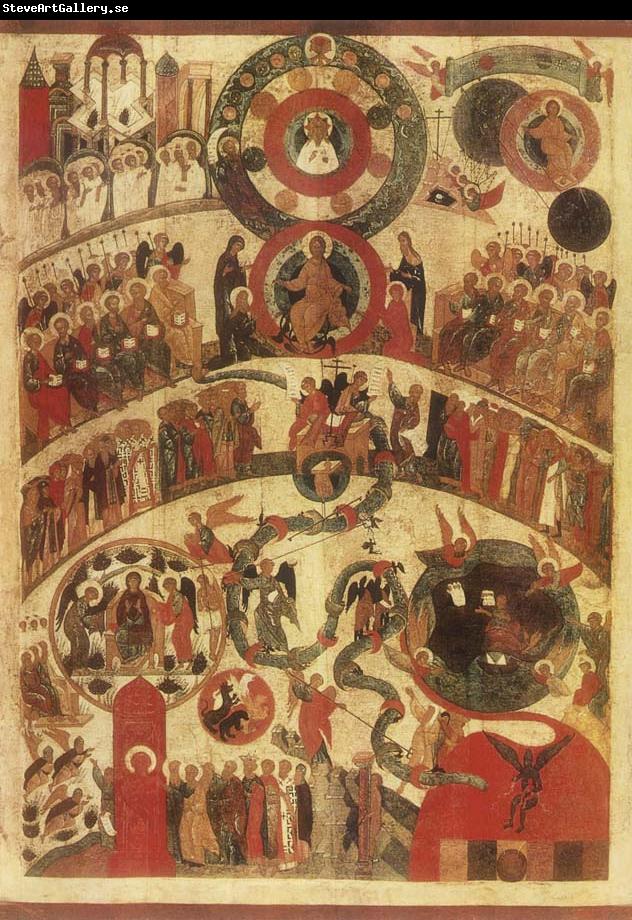 unknow artist THe Last Judgement Novgorod School